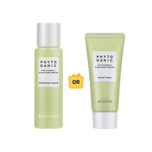 (GWP) Beyond Phytoganic Facial Foam 30ml or Cleansing Liquid 25ml (give out randomly)